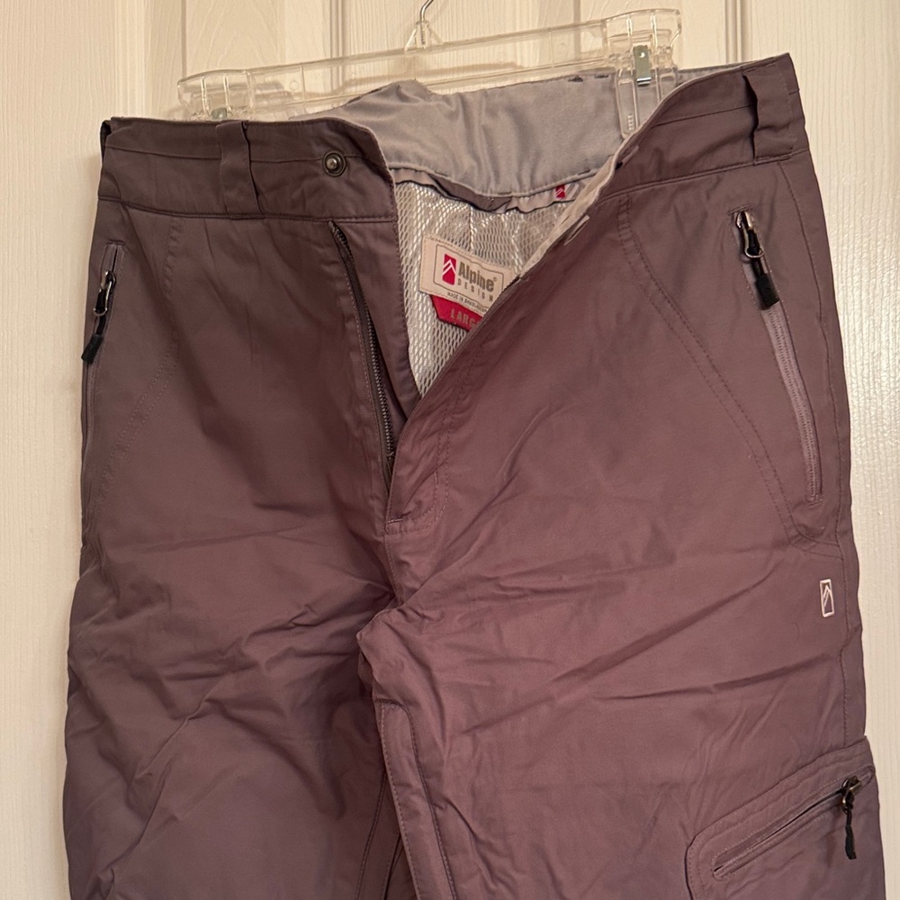 Alpine Design Women's Snow Ski / Snowboard Pants-Medium- Grey